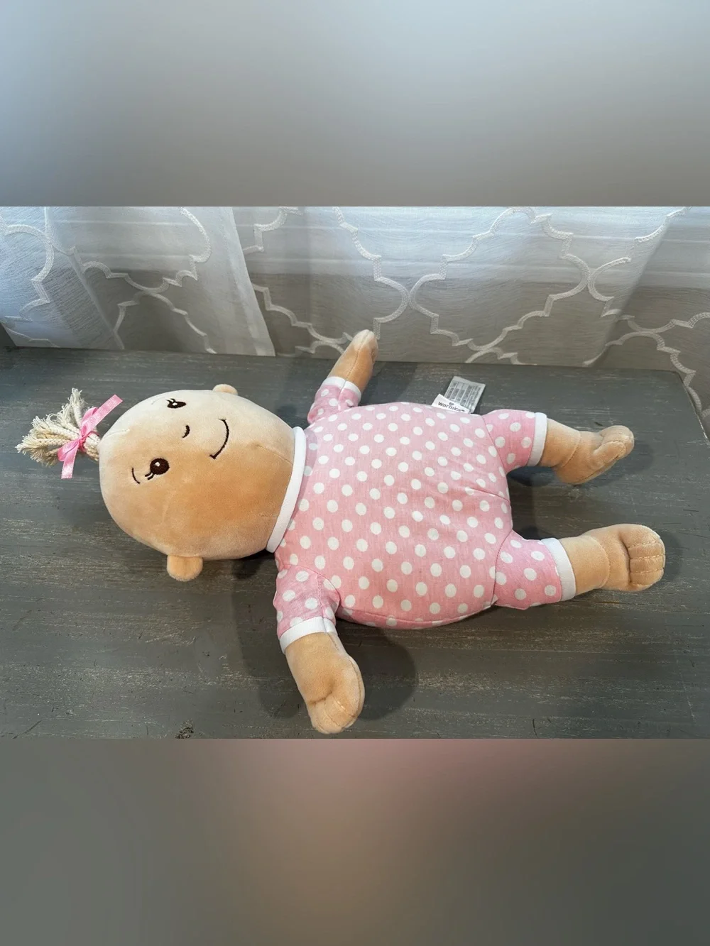 NWOT Warmies Microwavable Baby Girl Plush Doll Lavender Scented